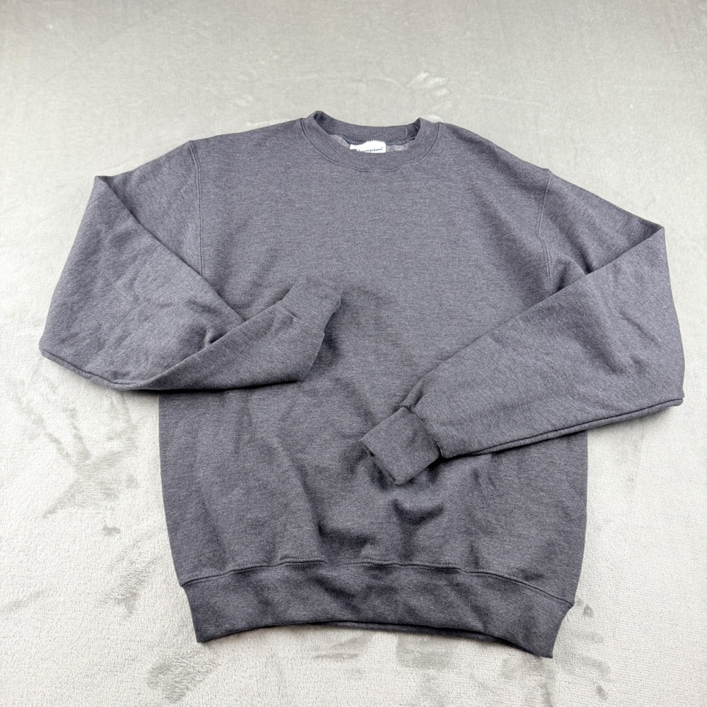 Champion Authentic Women's Small Modern Athleticwear Crewneck Sweatshirt Gray